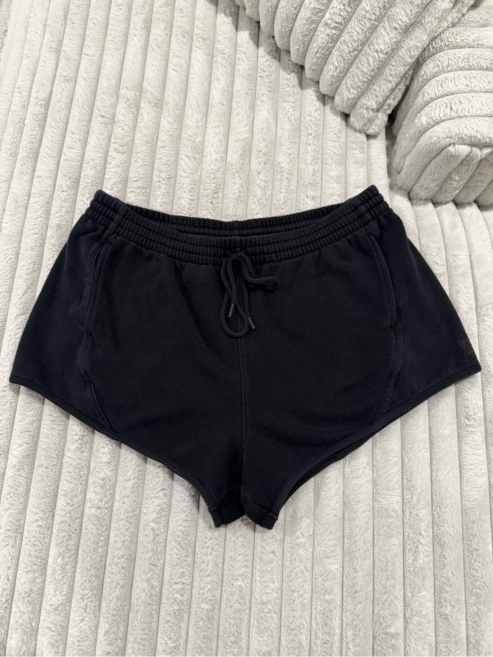 PINK Victoria’s Secret Women’s Black Drawstring Lounge Shorts
